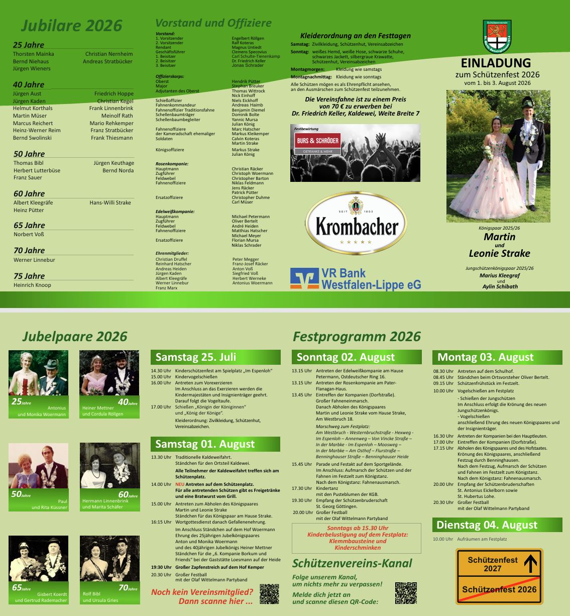 Festprogramm 2026