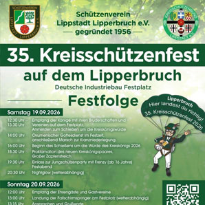 Kreisschützenfest in Lipperbruch – wir sind dabei!