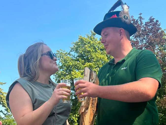 Michael Brand und Victoria Druffel neues Königspaar in Benninghausen
